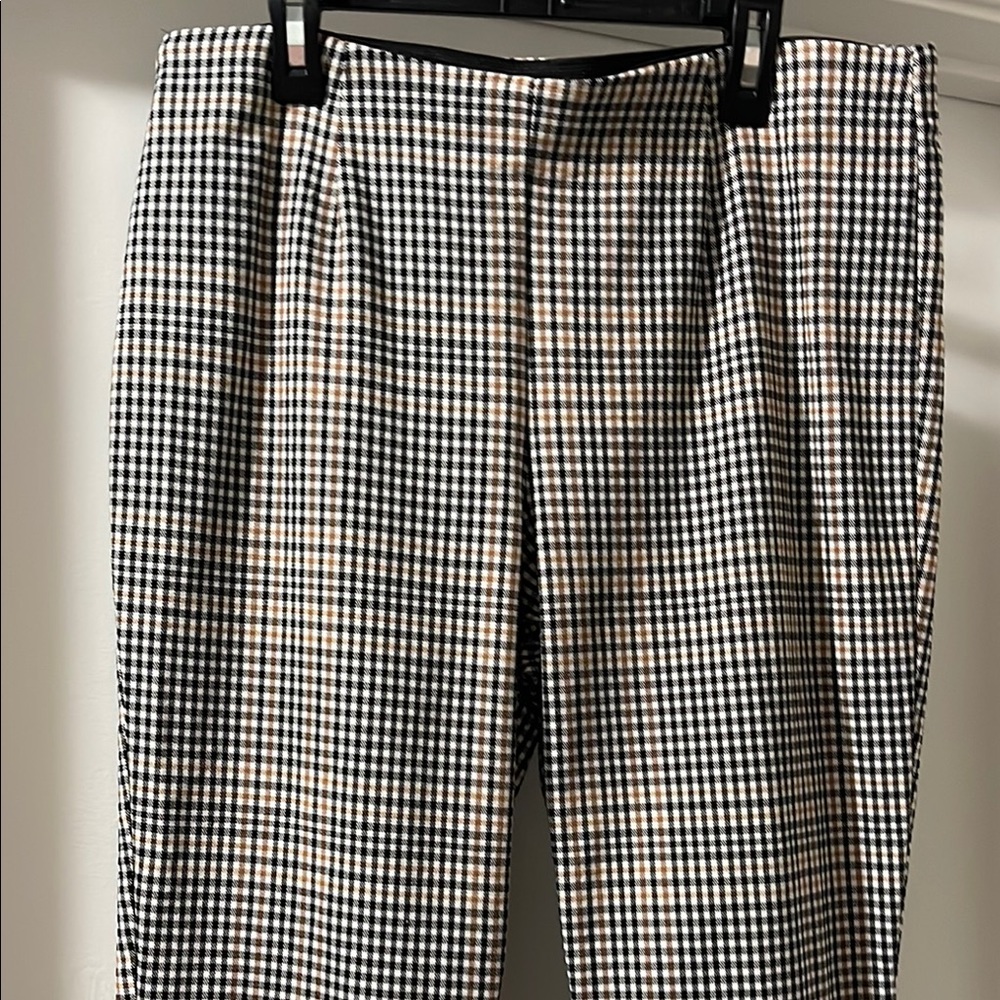 Black and White Checkered Pants